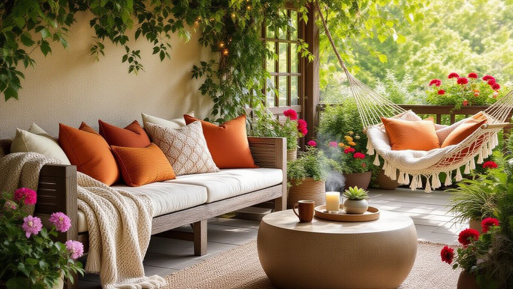 seasonal cozy outdoor retreats