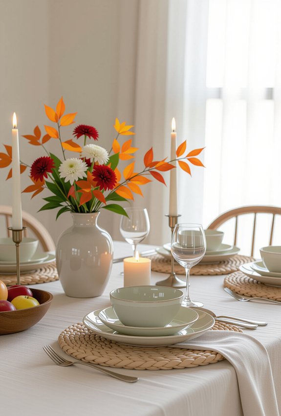 seasonal decor enhances ambiance