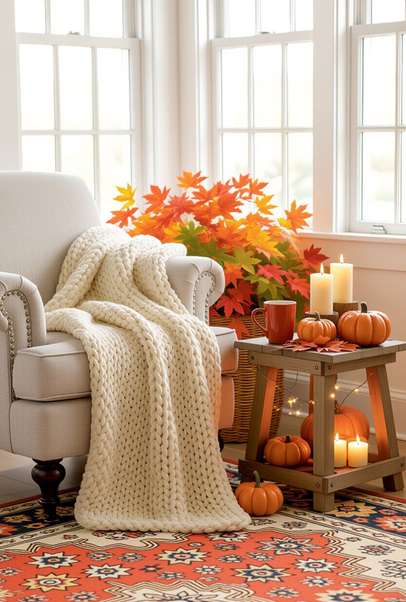 seasonal decor for coziness