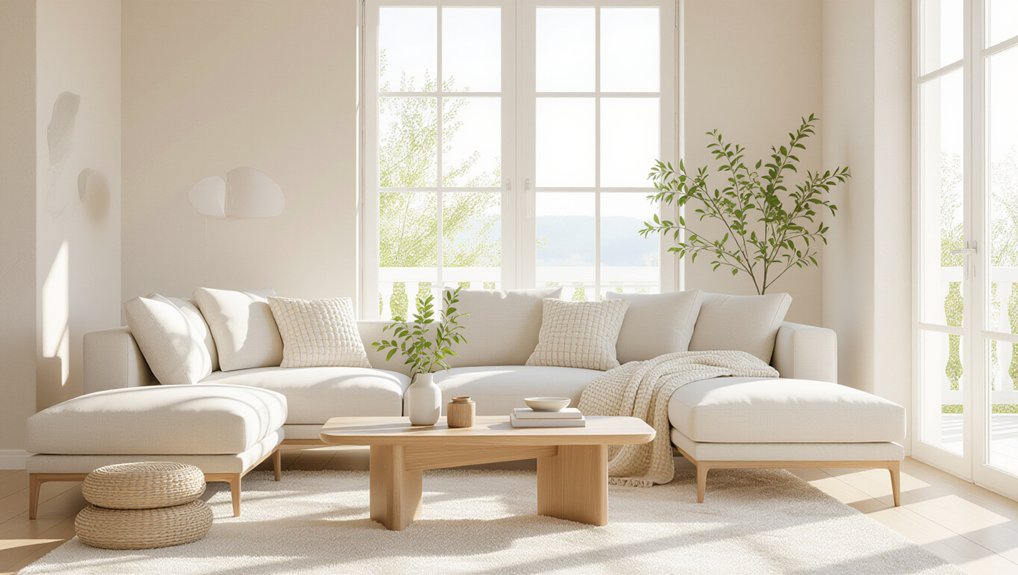 serene simple chic living