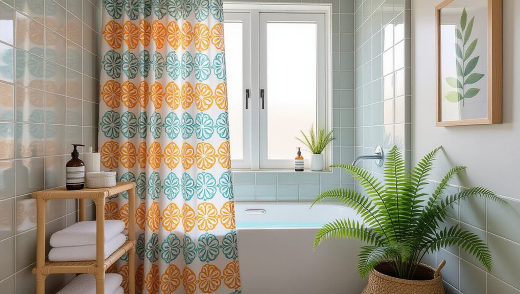 shower curtain space saver