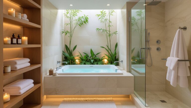 spa inspired bathroom designs