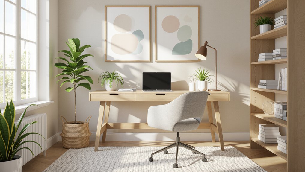 stylish and productive workspace
