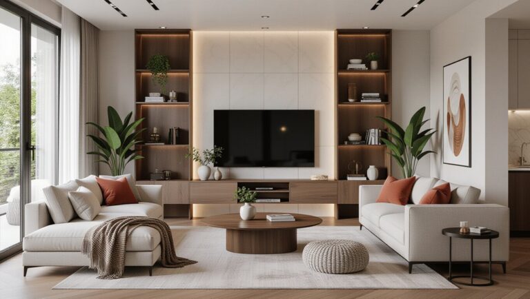 stylish living room focal points