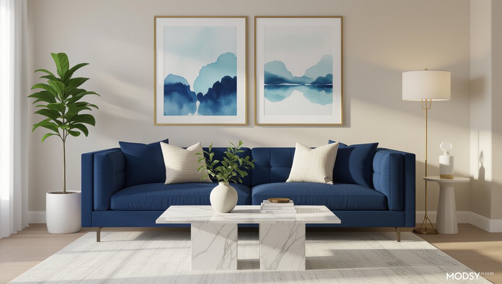 stylish living room retreat