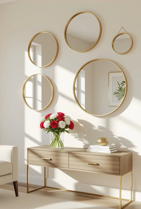 stylish space saving mirror options
