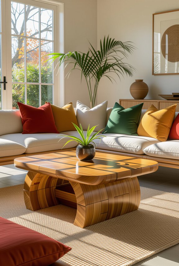 sustainable bamboo coffee tables