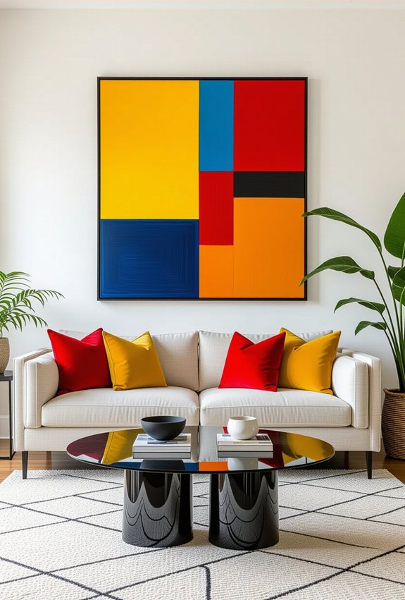 transform living room art