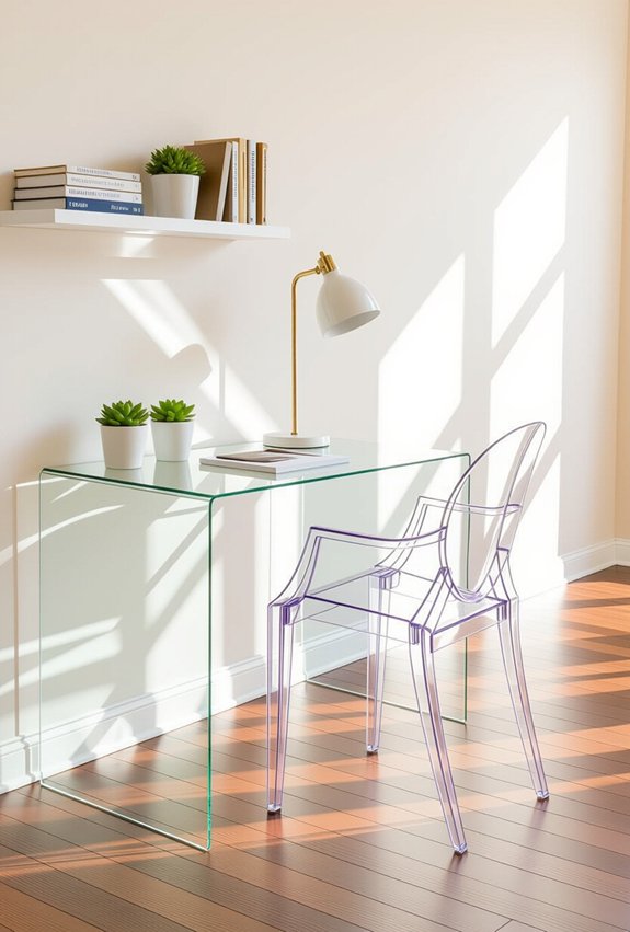 transparent furniture expands space