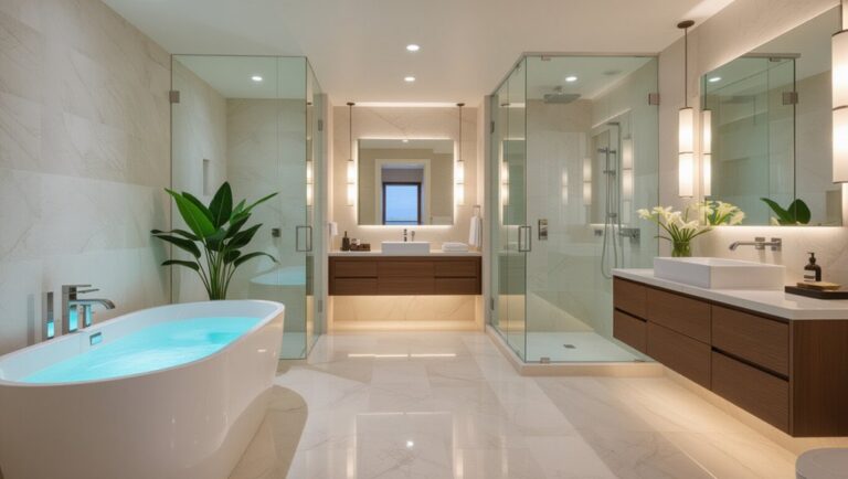 trendy modern bathroom designs