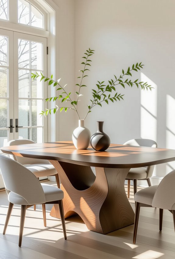 unique dining table shapes