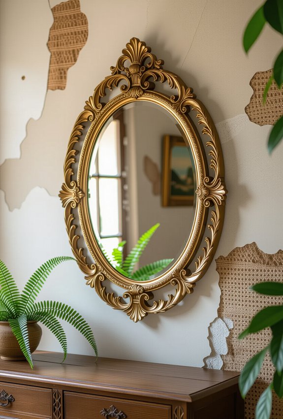 unique vintage mirrors charm