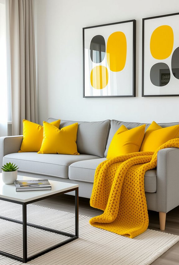 vibrant accents energize decor