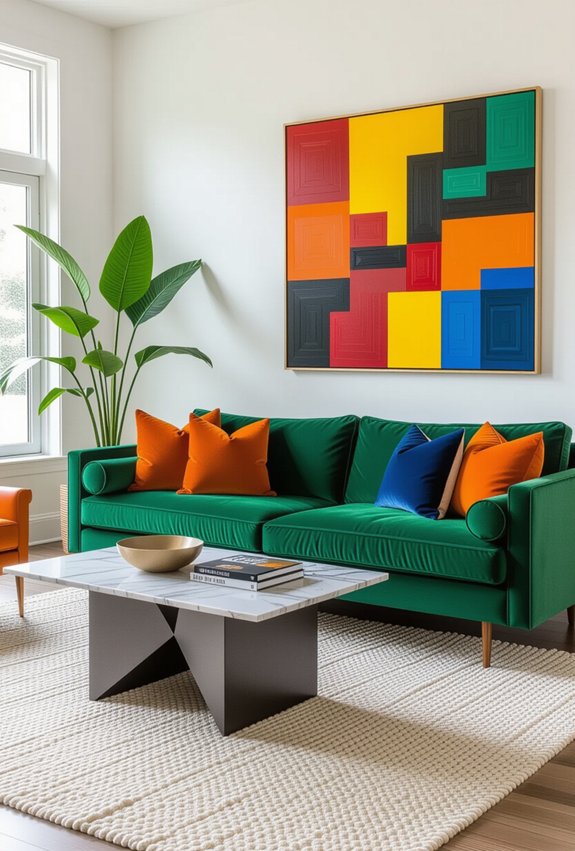 vibrant colors enhance living