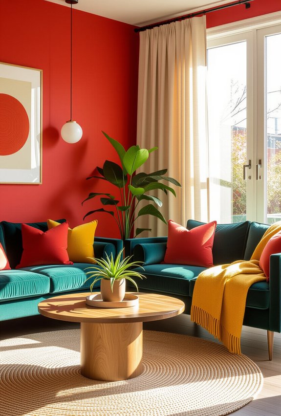 vibrant orange color combinations