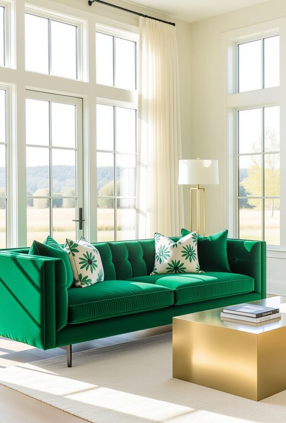 vibrant sofas transform spaces