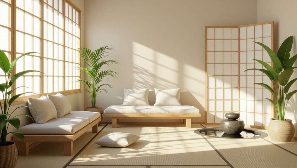 zen retreat meditation space