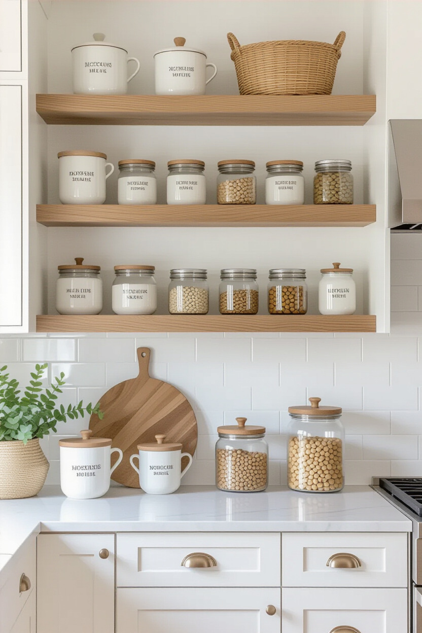 Decorative kitchen storage containers