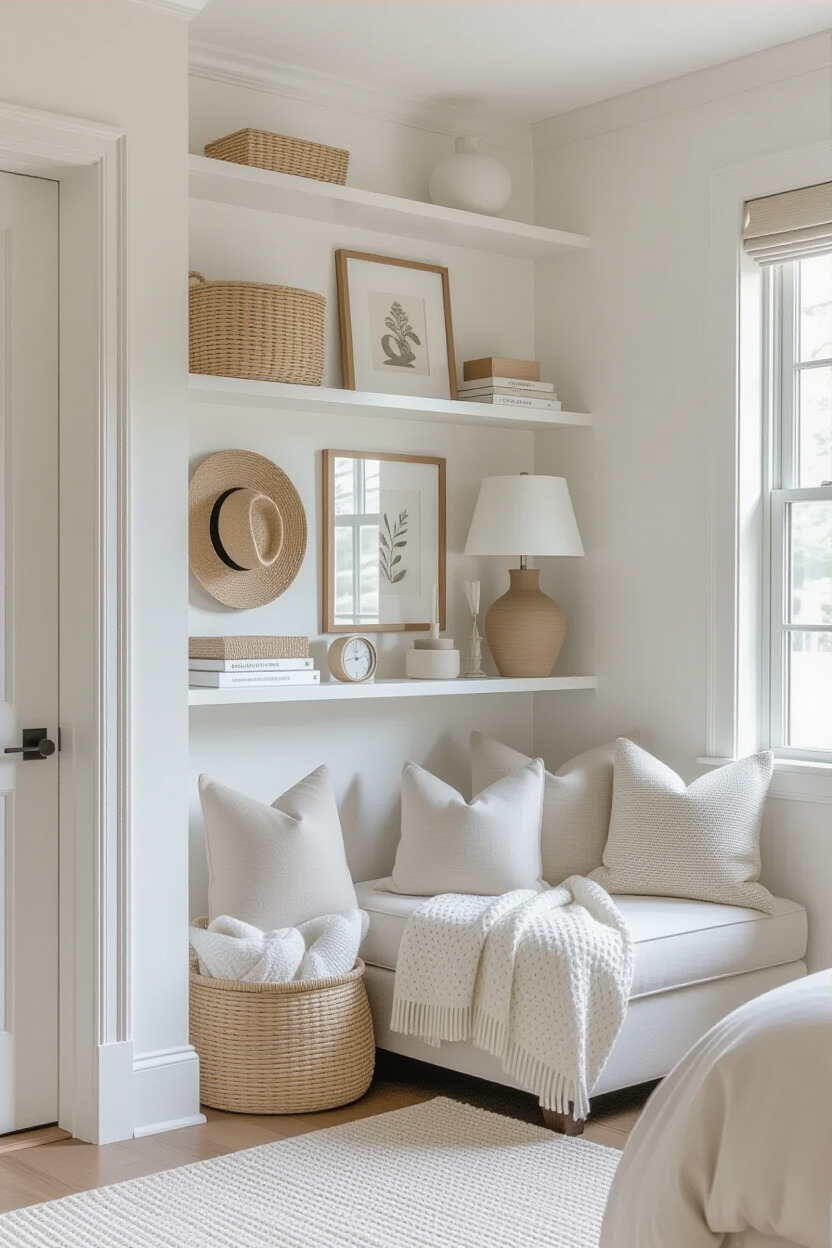 Bedroom adorned with personal mementos