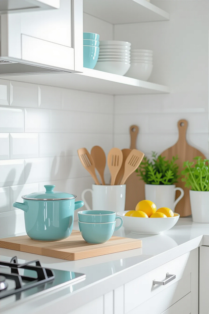Bright kitchen accessories