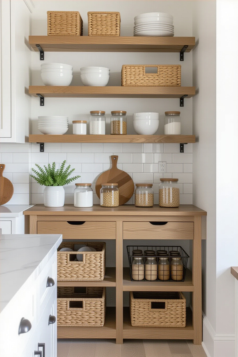 Clever kitchen storage solutions