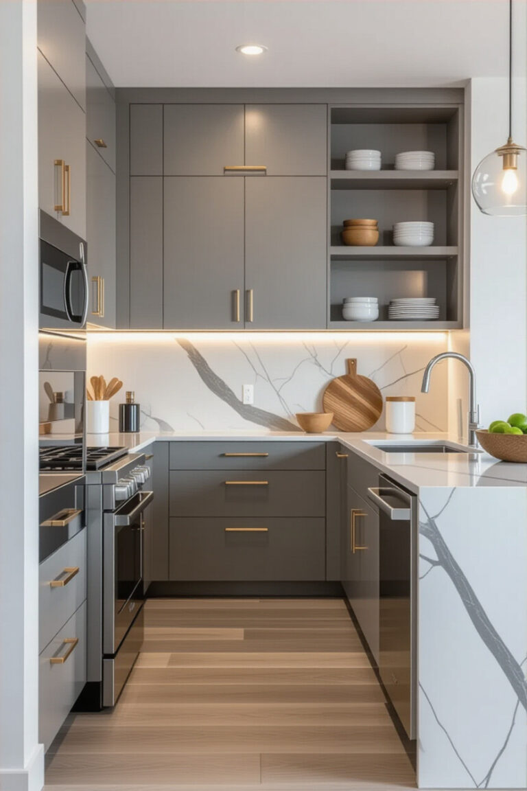 Stylish modern kitchen with contemporary decor